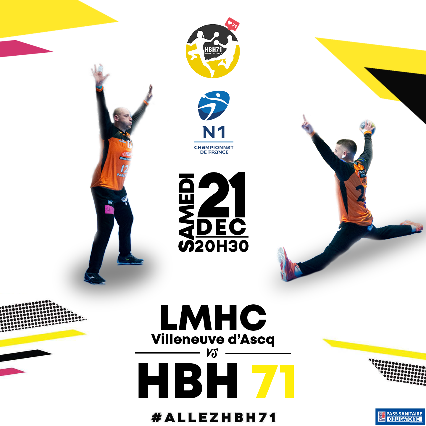 Avant match Lille Hazebrouck HBH71 HANDBALL HAZEBROUCK